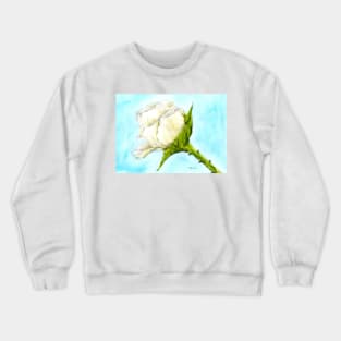 White Rose Crewneck Sweatshirt